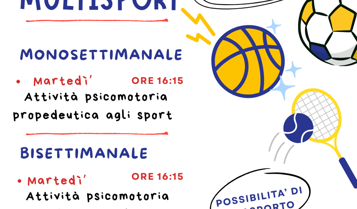 Nuova proposta 2025/2026: attività multisport